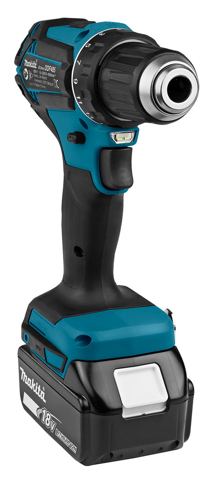 Makita Akku-Bohrschrauber 18V | Brushless, 2-Gang-Vollmetall-Getriebe & LED - DDF485RFJ