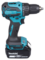 Makita Akku-Bohrschrauber 18V | 65 Nm Drehmoment, 2-Gang-Getriebe & LED-Licht - DDF490RFJ