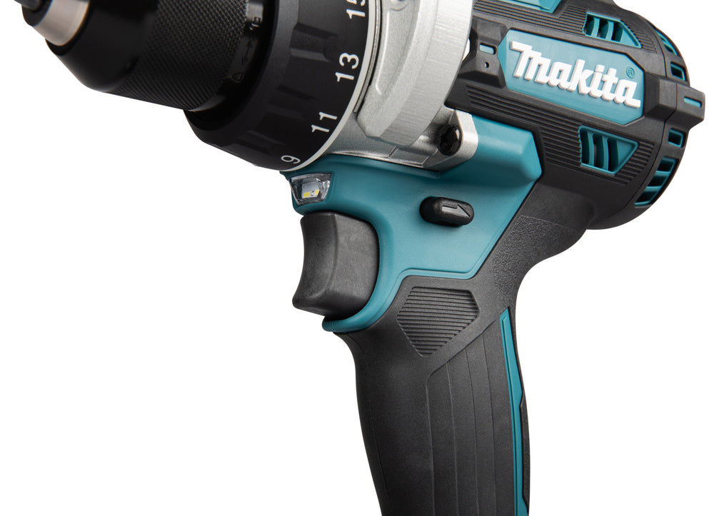 Makita Akku-Bohrschrauber 18V | Brushless, Vollmetall-Getriebe & Doppel-LED - DDF492RTJ