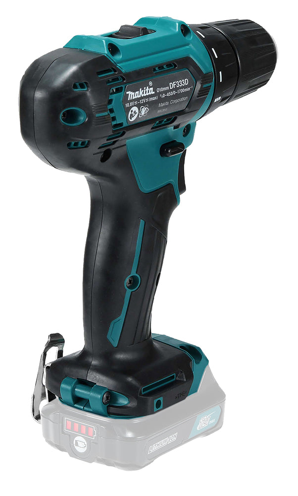 Makita Akku-Bohrschrauber 12V | kompakt & vielseitig mit 34 Nm Drehmoment - DF333DZ