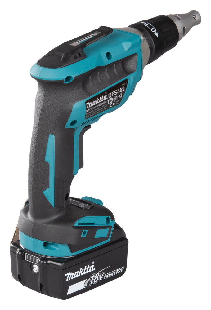 Makita Akku-Schnellbauschrauber 18V | Brushless mit Push&Drive-Technologie - DFS452RTJ