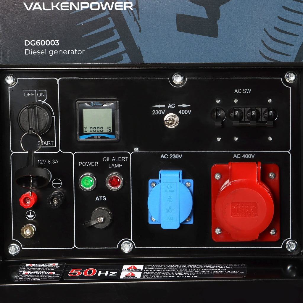 Valkenpower Dieselgenerator 5 kW –  VA-DG60003A