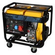 Valkenpower diesel generator 5kW in heavy-duty metal frame with control panel and wheels – toprools.com.