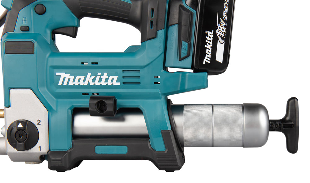 Makita Akku-Fettpresse – sauberes und effizientes Abschmieren - DGP180RT