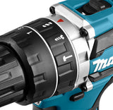 Makita Akku-Schlagbohrschrauber – 18V, 65 Nm Drehmoment, bürstenlos & robust - DHP484RTJ