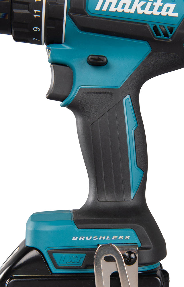 Makita Akku-Schlagbohrschrauber – 18V, 60 Nm Drehmoment, bürstenlos & mit Vollmetallgetriebe - DHP485Z