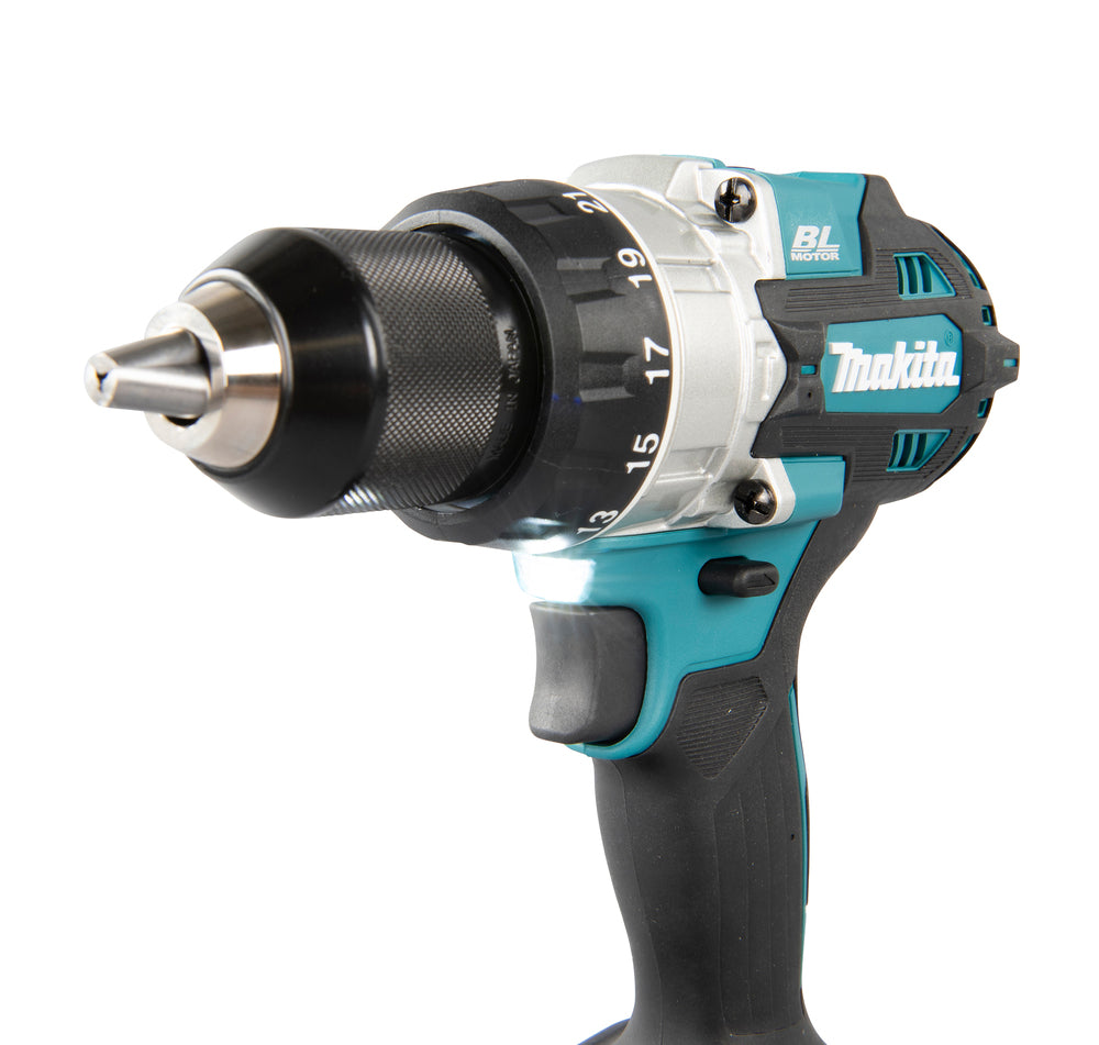 Makita Akku-Schlagbohrschrauber – 18V, 141 Nm Drehmoment, bürstenlos & Profi-Ausführung - DHP486RTJ