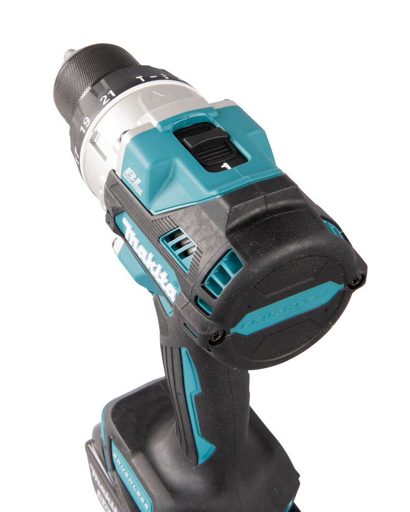 Makita Akku-Schlagbohrschrauber – 18V, 141 Nm Drehmoment, bürstenlos & Profi-Ausführung - DHP486RTJ