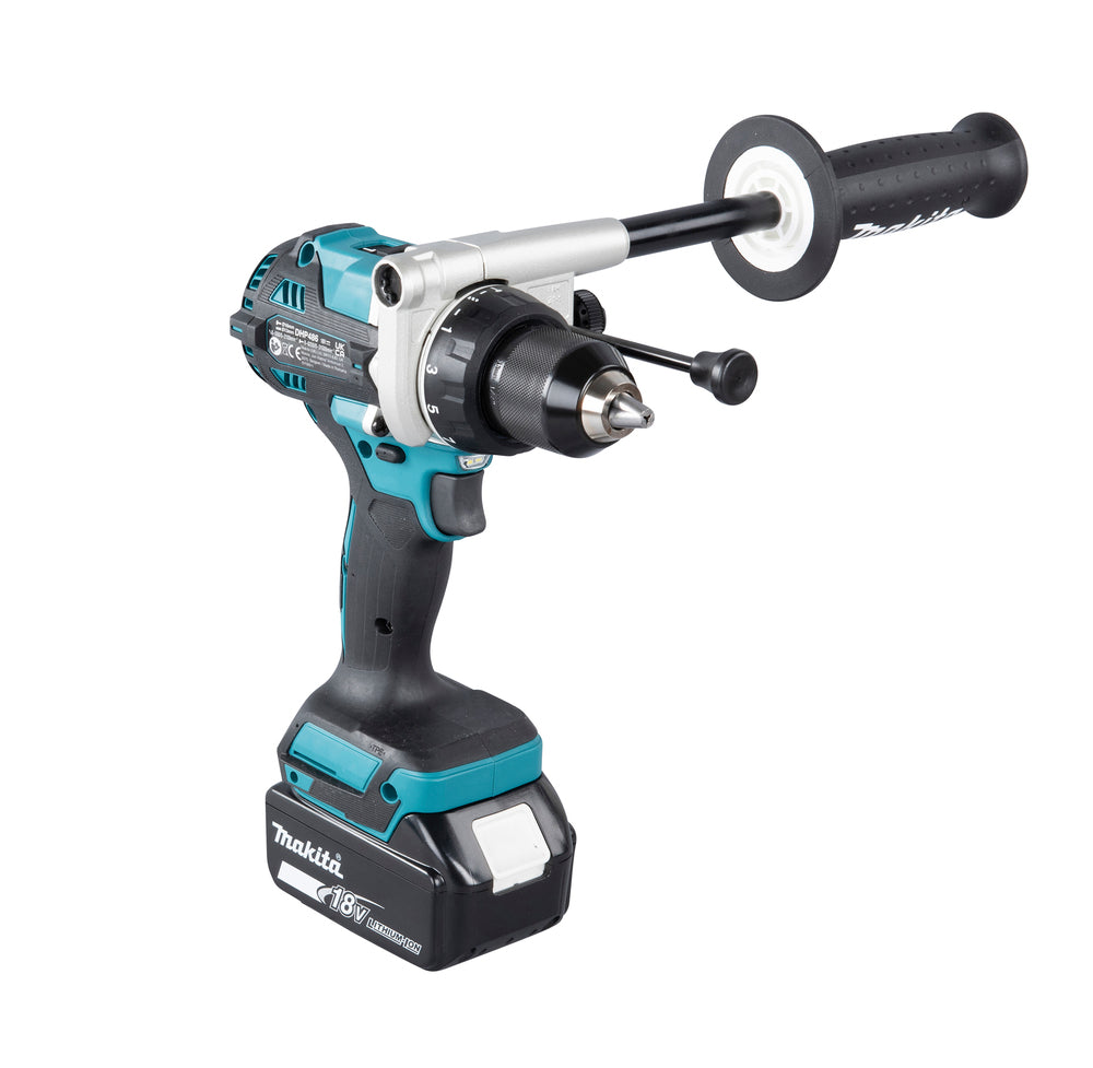 Makita Akku-Schlagbohrschrauber – 18V, 141 Nm Drehmoment, bürstenlos & Profi-Ausführung - DHP486RTJ