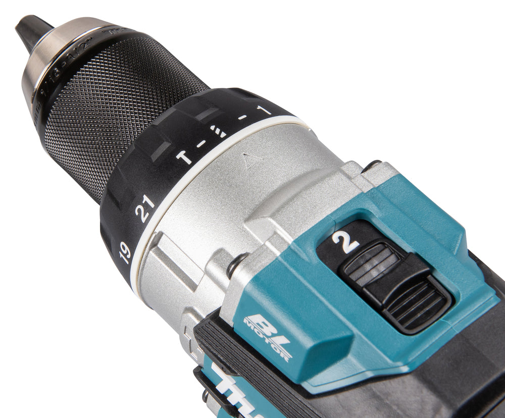 Makita Akku-Schlagbohrschrauber – 18V, 110 Nm Drehmoment, bürstenlos & extra kompakt - DHP489RTJ