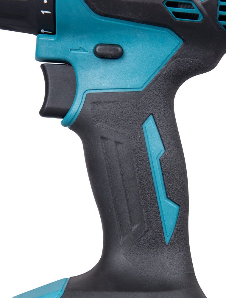 Makita Akku-Schlagbohrschrauber – 18V, 65 Nm Drehmoment, mit 2-Gang-Vollmetallgetriebe - DHP490RFX3