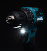 Makita Akku-Schlagbohrschrauber – 18V, 65 Nm Drehmoment, mit 2-Gang-Vollmetallgetriebe - DHP490RFX3