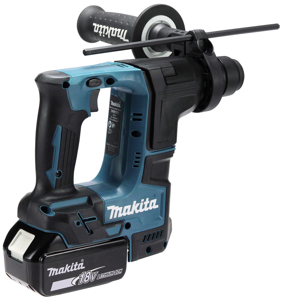 Makita Akku-Bohrhammer SDS-PLUS – 18V, 1,2 J Schlagstärke, kompakt & vibrationsarm - DHR171RAJ