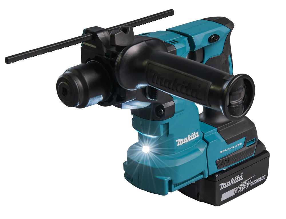Makita Akku-Bohrhammer SDS-PLUS – 18V, 1,7 J Schlagstärke, bürstenlos & mit XPT - DHR183RTWJ