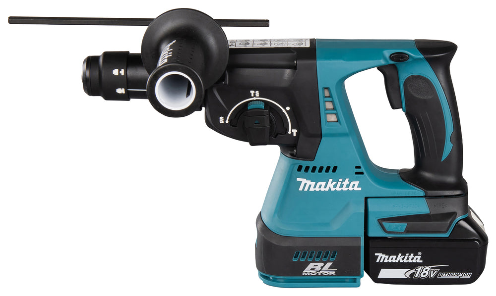 Makita Akku-Kombihammer SDS-PLUS – 18V, 2,0 J Schlagstärke, mit Rutschkupplung - DHR243RT3J