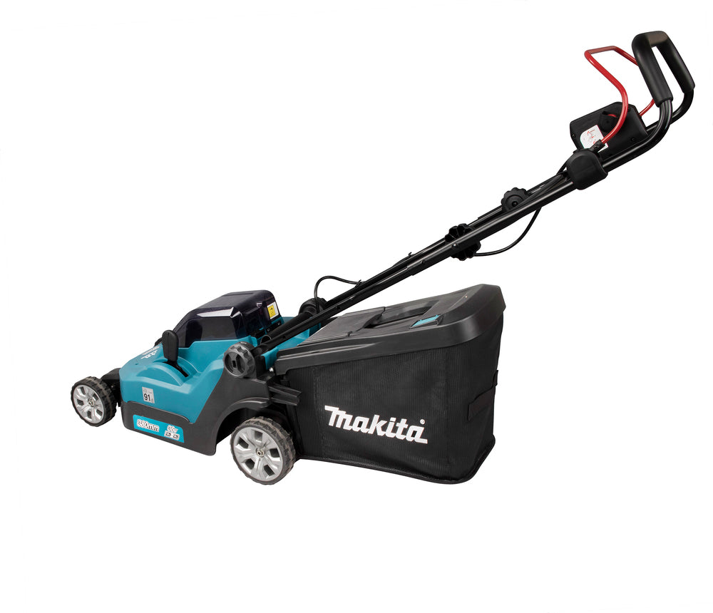 Makita Akku-Rasenmäher 2x18 V mit Kunststoffdeck – 38 cm Schnittbreite - DLM382Z