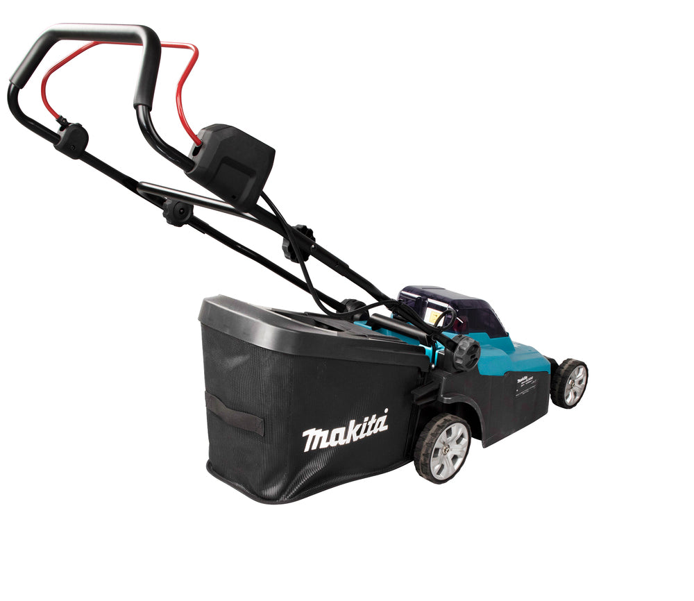 Makita Akku-Rasenmäher 2x18 V mit Kunststoffdeck – 38 cm Schnittbreite - DLM382Z