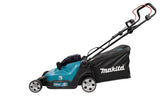 Makita Akku-Rasenmäher 2x18 V mit Kunststoffdeck & Komplett-Set - DLM432PT2
