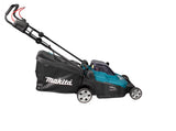 Makita Akku-Rasenmäher 2x18 V mit Kunststoffdeck & Komplett-Set - DLM432PT2