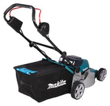 Makita Akku-Rasenmäher 2x18 V mit Stahldeck und 46 cm Schnittbreite - DLM463PG4