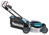 Makita Akku-Rasenmäher 2x18 V mit Stahldeck und 4 Akku-Slots - DLM465PT4