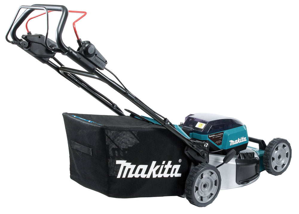 Makita Akku-Rasenmäher 2x18 V mit Stahldeck für große Flächen - DLM536Z