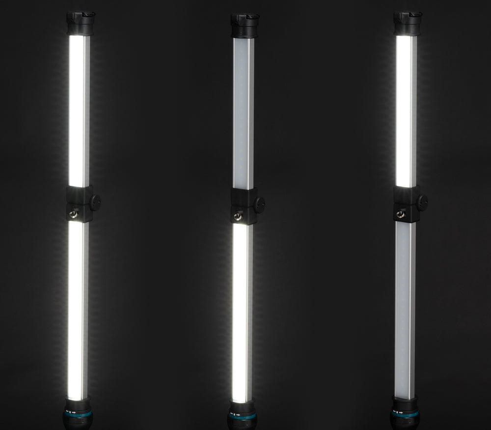 Makita LED-Akku-Stableuchte DML818 – 1.700 lm, klappbar & mit Teleskophalterung - DML818