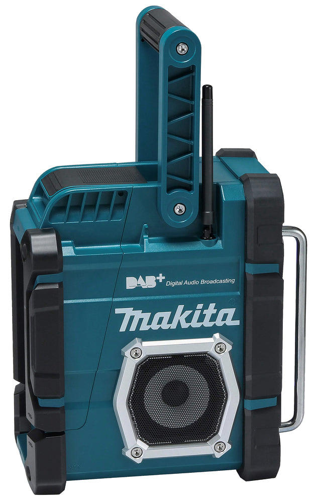 Makita Akku-Baustellenradio – Bluetooth, DAB+/FM, IP64, Akku- & Netzbetrieb - DMR112W