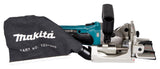 Makita Akku-Nutfräse – 100 mm Fräser, 20 mm Schnittleistung, Tiefeneinstellung & Staubsack - DPJ180RTJ
