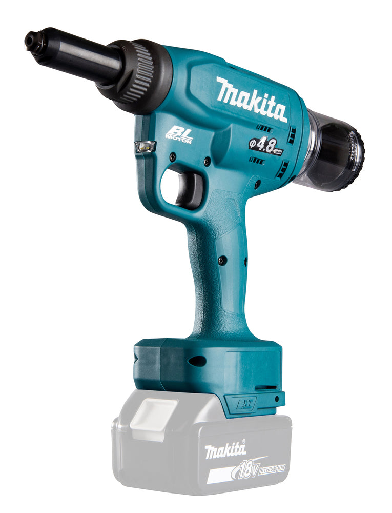 Makita Akku-Blindnietsetzgerät 18V – kompakt, präzise und randnah einsetzbar - DRV150Z