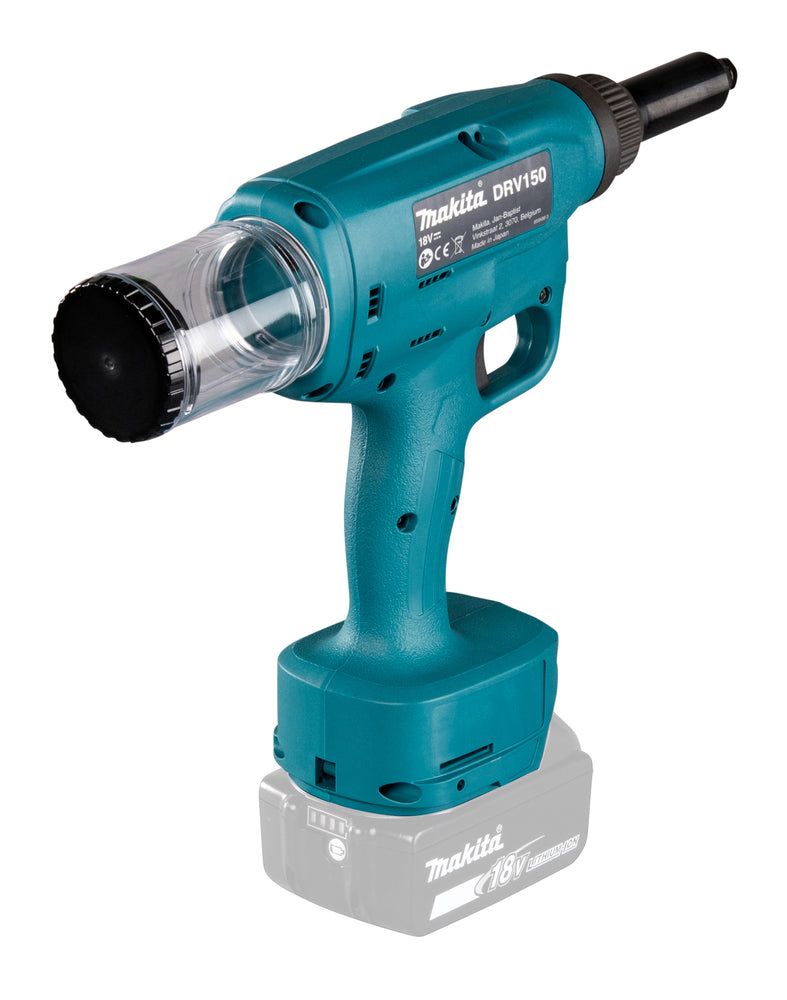 Makita Akku-Blindnietsetzgerät 18V – kompakt, präzise und randnah einsetzbar - DRV150Z