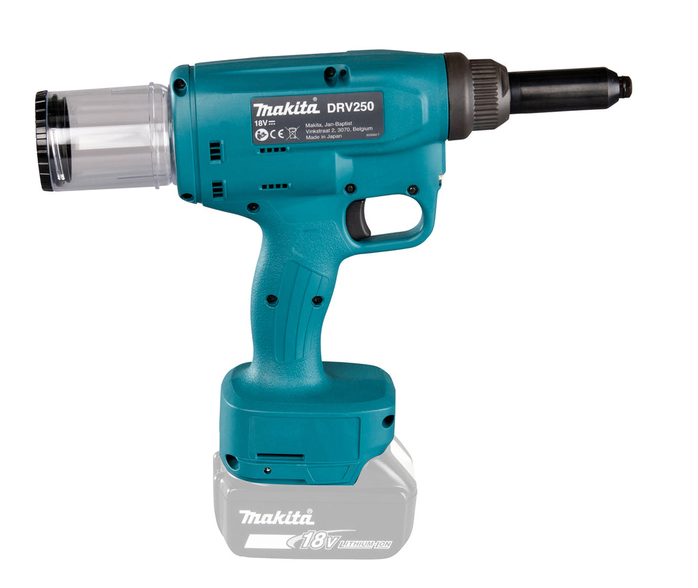 Makita Akku-Blindnietsetzgerät 18V – randnah, präzise und kraftvoll - DRV250Z