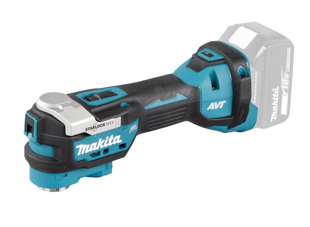Makita Akku-Multifunktionswerkzeug – mit AVT Antivibration, LED-Licht & variabler Geschwindigkeit - DTM52ZJX2