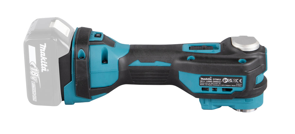 Makita Akku-Multifunktionswerkzeug – mit AVT Antivibration, LED-Licht & variabler Geschwindigkeit - DTM52ZJX2