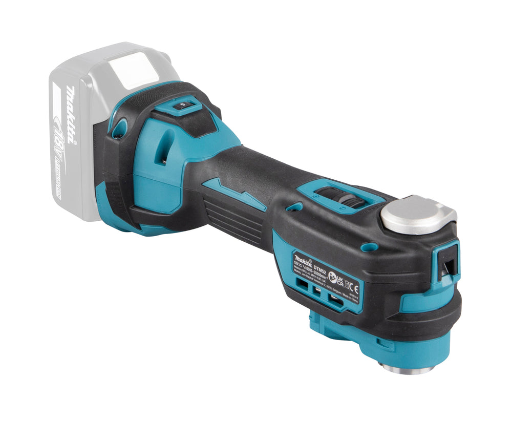Makita Akku-Multifunktionswerkzeug – AVT Antivibration, LED-Licht & variable Geschwindigkeit - DTM52Z