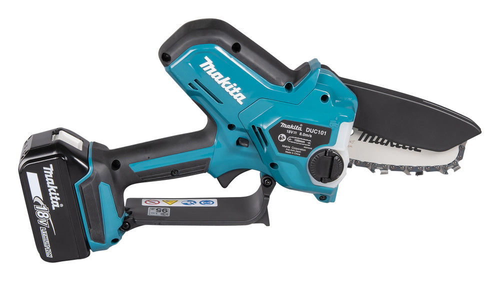 Makita Akku-Astsäge – kompakt, bürstenlos & werkzeugloser Kettenwechsel - DUC101RX06