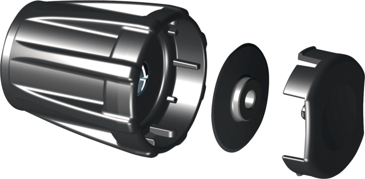 TECWERK Rohrabschneider 6-76 mm für Kunststoff- und Verbundrohre, 260 mm, mit ICS-System