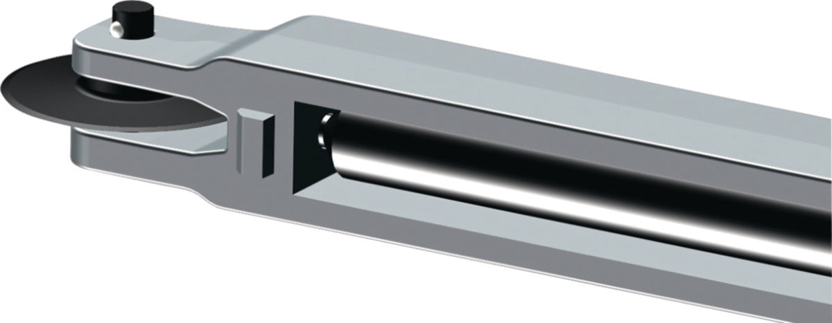TECWERK Rohrabschneider 6-76 mm für Kunststoff- und Verbundrohre, 260 mm, mit ICS-System