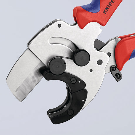 KNIPEX Rohrschneider für Verbund- und Kunststoffrohre Ø 26-40 mm, 210 mm, Chrom-Vanadin-Elektrostahl