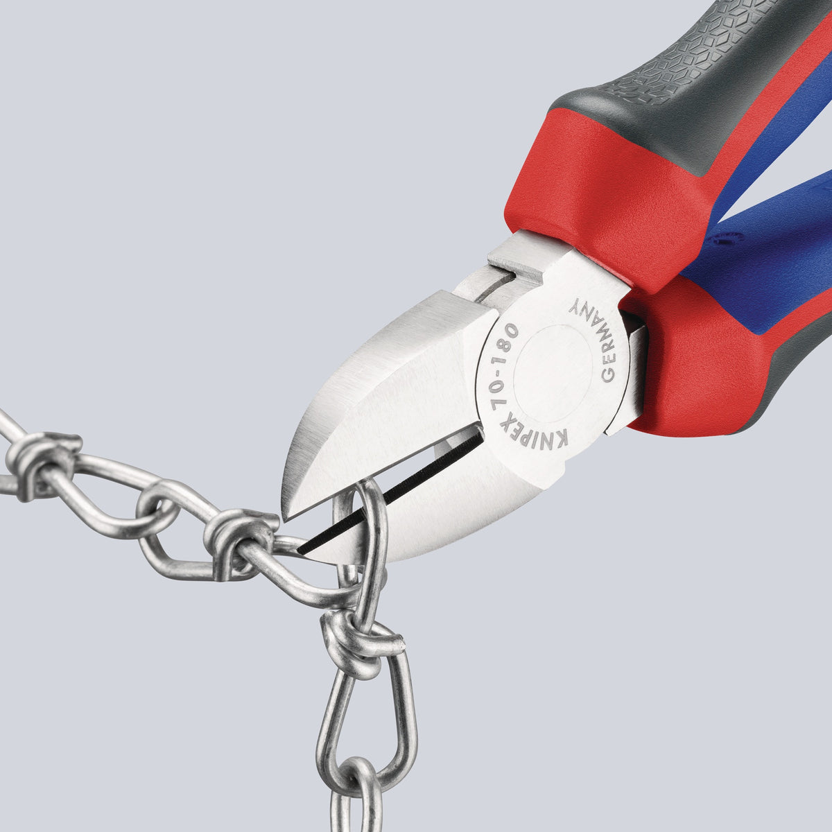 KNIPEX Seitenschneider 160 mm Comfort-Griff, verchromter Kopf, Vanadin-Elektrostahl
