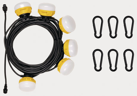 LED S WORK Lichterkette 60 W 6600 lm neutralweiß IP54 für Baustellen