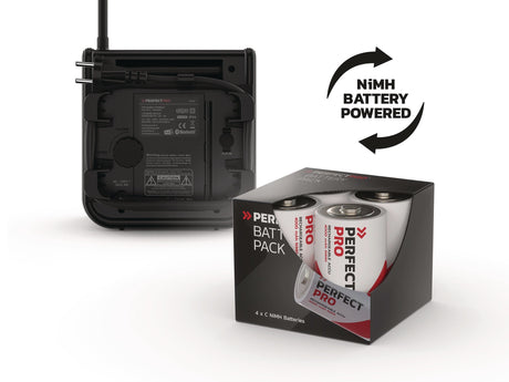 Baustellenradio DABPRO 11,1 V 230 V PERFECTPRO – DAB+, UKW, Bluetooth, IP54