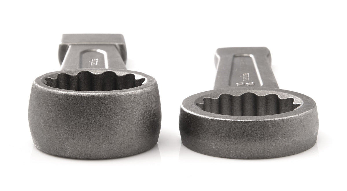 PADRE GERMANY Schlagringschlüssel 845 SW 100 mm CV-Stahl – Extra tiefe Ausführung nach DIN 7444