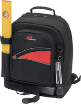 PLANO Werkzeugrucksack 542 TB – Polyester schwarz/rot, 350x210x410 mm, mit Schultergurt