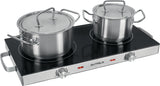 GUTFELS Glaskeramik Doppel-Kochplatte COOK 4010 – 1800/1000 W, stufenlos