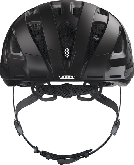 ABUS Radhelm Urban-I 3.0 – In-Mold Helm mit LED-Rücklicht, 52-58 cm, Schwarz
