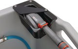 CEMO Stiefelreiniger B490xT530xH880mm mit Sammelstelle PE – Robuste Reinigungsstation