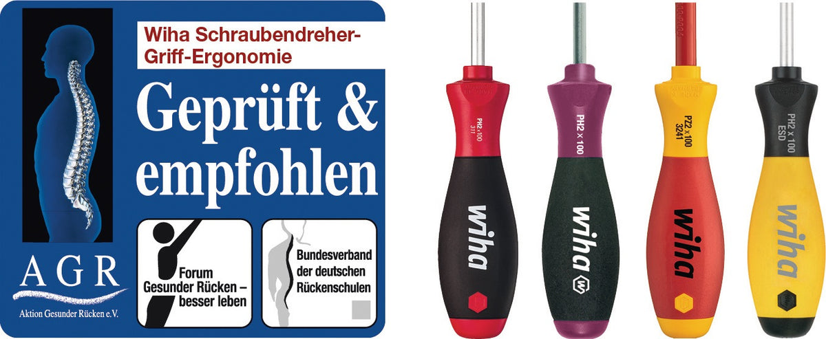 Wiha VDE-Schraubendreher 3251 Gr. T 10 slim Fix – Isolierter Torx-Schraubendreher, 100 mm Klinge