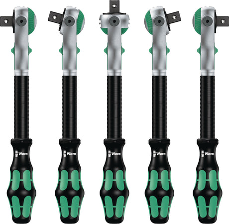 WERA Steckschlüsselsatz Zyklop Speed 42-teilig 1/4 Zoll SW 4-14 mm mit 72 Zähnen