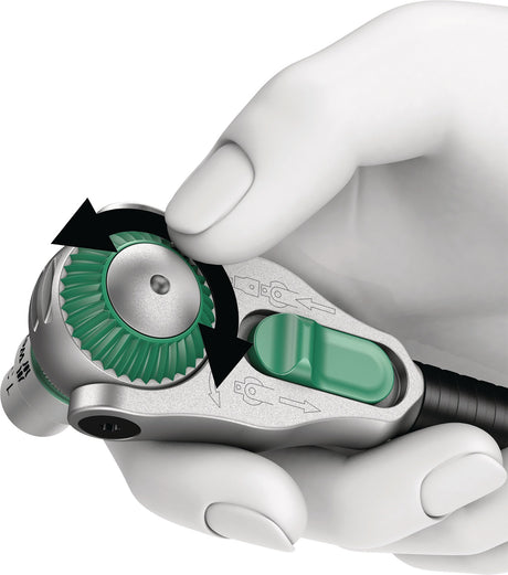 WERA Steckschlüsselsatz Zyklop Speed 29-teilig 3/8 Zoll SW 8-19 mm mit 72 Zähnen